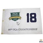 Rich Beem Signed 2002 PGA Championship at Hazeltine White Flag JSA ALOA