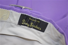 Doug Sanders Personal Golf Clothing - Purple Pants, Leather Shoes, Glove, Socks, & Shirt