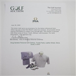 Doug Sanders Personal Golf Clothing - Purple Pants, Leather Shoes, Glove, Socks, & Shirt