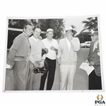 1963 Bob Hope, Frank Sinatra, Dean Martin & Phil Harris at Sinatra Inv. 8x10 Wire Photo