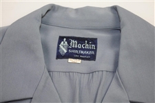 President Dwight D. Eisenhower Machin Shirtmaker Los Angeles Grey Golf Shirt with DDE