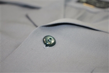 President Dwight D. Eisenhower Machin Shirtmaker Los Angeles Grey Golf Shirt with DDE