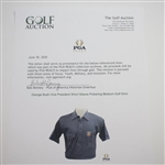 George Bush Vice President Short Sleeve Pickering Medium Golf Shirt