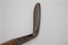 Foulis Concave Smooth Face Wood Shafted Mashie-Niblick - No Shaft Stamp