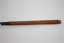 Foulis Concave Smooth Face Wood Shafted Mashie-Niblick - No Shaft Stamp