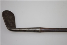 Circa Mid 1885 W.M. Park Musselburgh Mashie Niblick with Shaft Stamp & A.E.W.