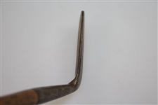 Circa 1880's Smooth Face Lofting Iron with Rounded Toe - No Shaft Stamp