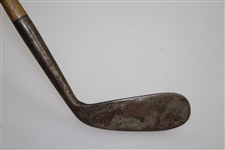 Circa 1880's Smooth Face Lofting Iron with Rounded Toe - No Shaft Stamp