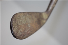 Circa 1880's Smooth Face Lofting Iron with Rounded Toe - No Shaft Stamp