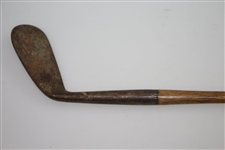 Circa 1880's Smooth Face Lofting Iron with Rounded Toe - No Shaft Stamp