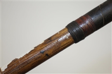 Circa 1885 Tom Stewart Tom Morris Smooth Face Iron with Pipe & Dot Punch Head Stamp 