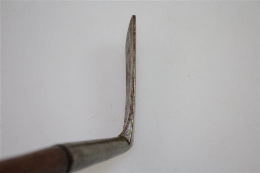 Circa 1850 Slight Concave Smooth Face Lofting Iron - 38 3/4