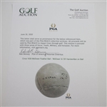 Circa 1830 James McEwan Feather Ball - 'J. McEwan' & '29' Handwritten on Ball