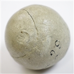 Circa 1830 James McEwan Feather Ball - 'J. McEwan' & '29' Handwritten on Ball