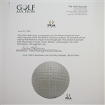 Circa 1890's Silvertown Line Cut Gutty Golf Ball - 100% Paint!
