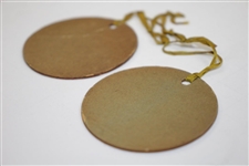 Pair of Purported 1901 Troon Golf Club Visitor's Passes - Herbert Jacques Collection
