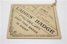 1911 The Country Club of Brookline Ladies Badge #B233 - Herbert Jacques Collection