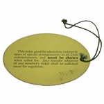 1890-1891 Boston Athletic Association Membership Ticket Issued to USGA President Herbert Jacques