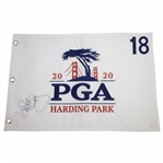 Rory McIlroy Signed 2020 PGA Championship at Harding Park Embroidered Flag JSA #EE39759
