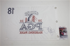 Rory McIlroy Signed 2020 PGA Championship at Harding Park Embroidered Flag JSA #EE39759