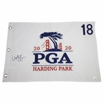 Matthew Wolff Signed 2020 PGA Championship at Harding Park Embroidered Flag JSA #HH26987