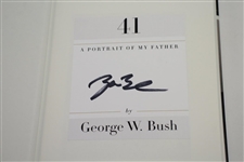 George W. Bush Signed '41: A Portrait of My Father' Book by George W. Bush JSA ALOA