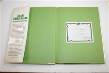 Jack Nicklaus Signed 'On & Off the Fairway' Pictorial Autobiography Book JSA ALOA