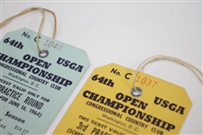1964 US Open at Congressional Unused 2nd & 3rd Practice Day Tickets - Ken Venturi Winner