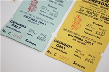 1964 US Open at Congressional Unused 2nd & 3rd Practice Day Tickets - Ken Venturi Winner