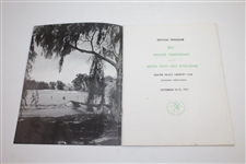 1951 US Amateur Championship at Saucon Valley CC Program - Billy Maxwell Winner