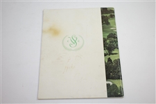 1951 US Amateur Championship at Saucon Valley CC Program - Billy Maxwell Winner