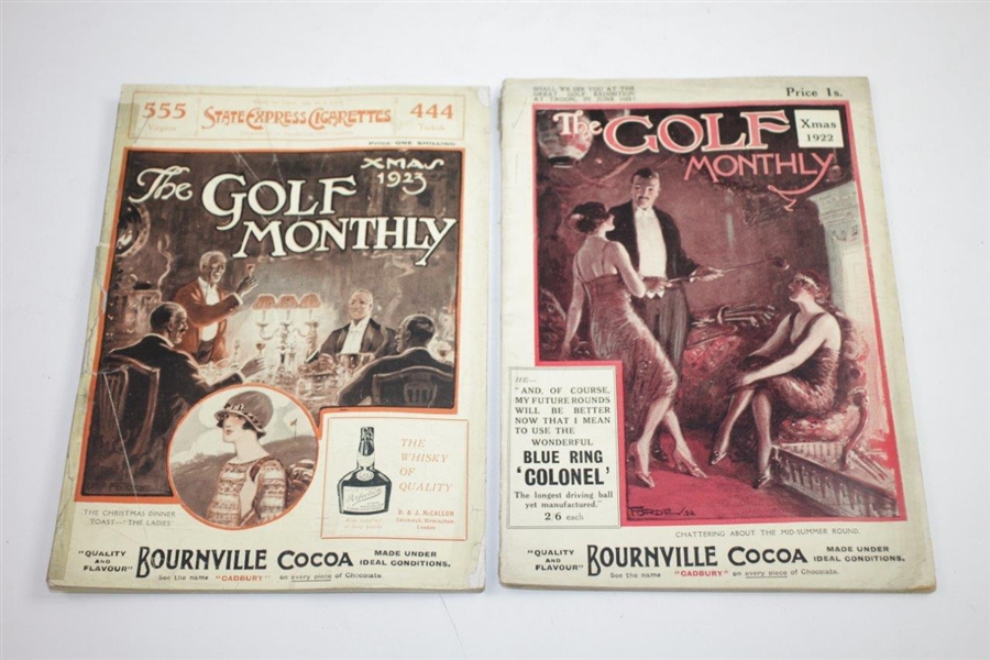 1923 The Golf Monthly Magazines - Five (5)