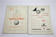 1923 The Golf Monthly Magazines - Five (5)