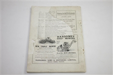 1923 The Golf Monthly Magazines - Five (5)