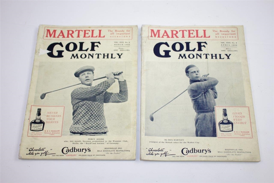 1925 & 1926 The Golf Monthly (Golf Monthly) Magazines - Six (6)