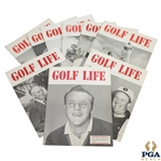 1957 & 1958 Golf Life Magazines - Nine (9)