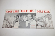 1957 & 1958 Golf Life Magazines - Nine (9)