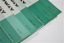 1949 & 1950 Fairway and Hazard: 'Through the World of Golf' Magazines - Thirteen (13)