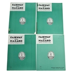 1949 & 1950 Fairway and Hazard: 'Through the World of Golf' Magazines - Thirteen (13)