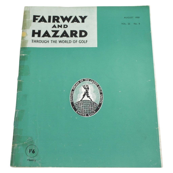 1949 & 1950 Fairway and Hazard: 'Through the World of Golf' Magazines - Thirteen (13)