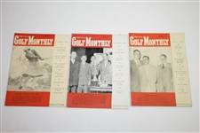 1951 & 1952 The P.G.A. Golf Monthly Golf Magazines - Twenty-One (21)