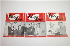 1950, 1951, & 1952 Golf Life Golf Magazines - Eighteen (18)