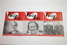 1950, 1951, & 1952 Golf Life Golf Magazines - Eighteen (18)