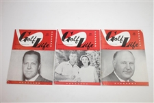 1950, 1951, & 1952 Golf Life Golf Magazines - Eighteen (18)