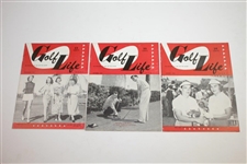 1950, 1951, & 1952 Golf Life Golf Magazines - Eighteen (18)