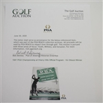 1941 PGA Championship at Cherry Hills Official Program - Vic Ghezzi Winner