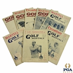 1928 & 1929 Golf Monthly (The Golf Monthly) Golf Magazines - Eight (8)