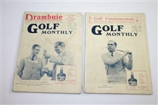 1928 & 1929 Golf Monthly (The Golf Monthly) Golf Magazines - Eight (8)