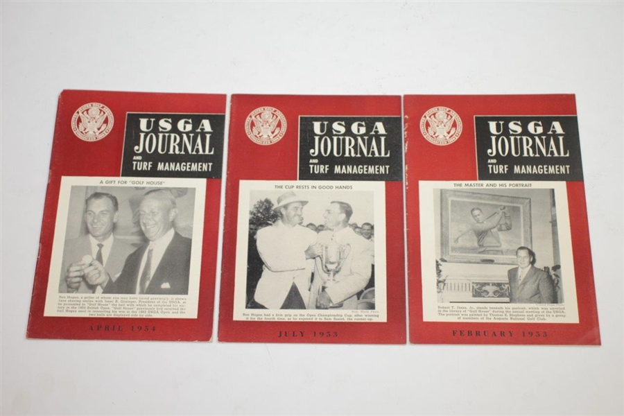 1951-1954 USGA Journal & Turf Management Golf Magazines - Twenty (20)