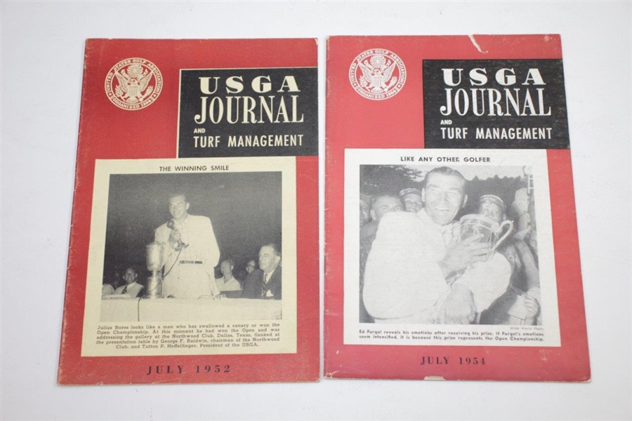 1951-1954 USGA Journal & Turf Management Golf Magazines - Twenty (20)